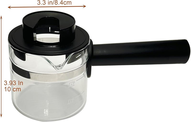 cupsync 4 Cup Glass Espresso Coffee Carafe Compatible with Mr. Coffee, Krups, Salton, DeLonghi, Imusa, and espresso coffee maker Suitable for most espresso coffee makers on the market. - Image 5
